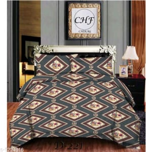 Stellar Latest Poly Cotton Double Bedsheets Vol 1 (5)