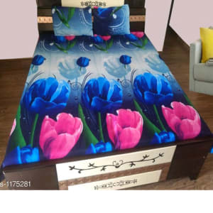 Splendor Exotic Poly Cotton Double Bedsheets Vol 3 (12)