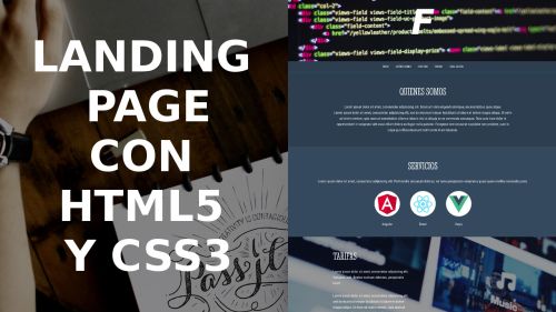 Landing Page con HTML5 Y CSS3, Desde Cero