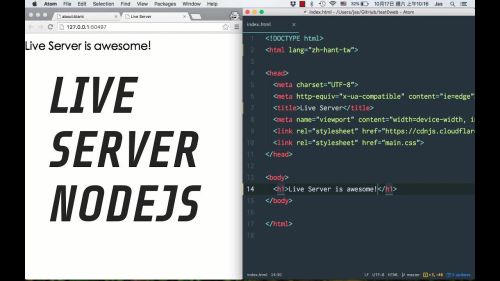 Nodejs Live Server | Servidor en Vivo