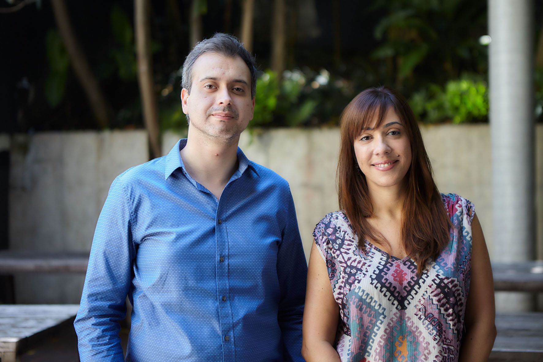 Murilo Pauletti, diretor de mídia, e Renata d'Ávila, CSO da F.biz