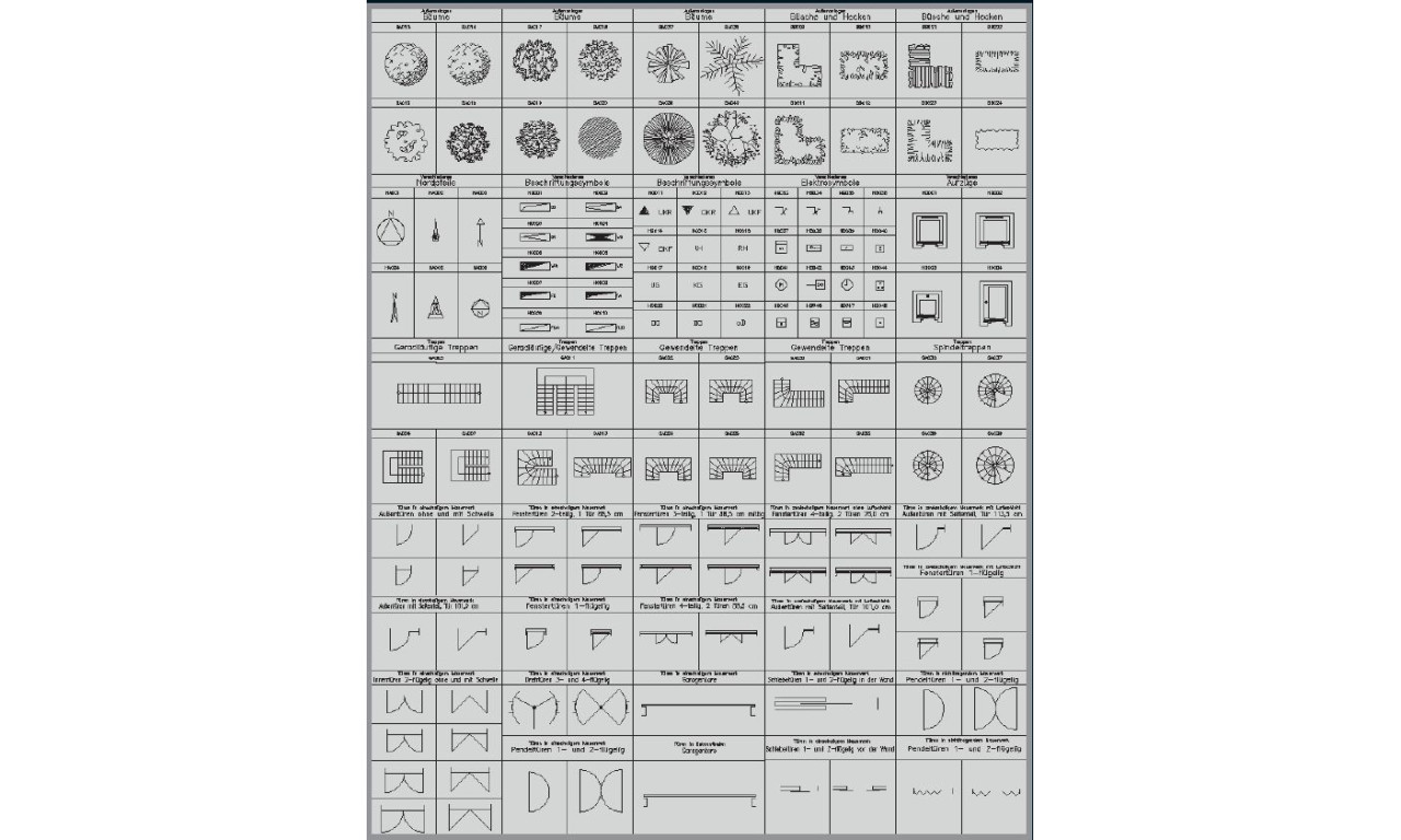 CAD Symbole Architektur Serie Preise und Anbieter betobia