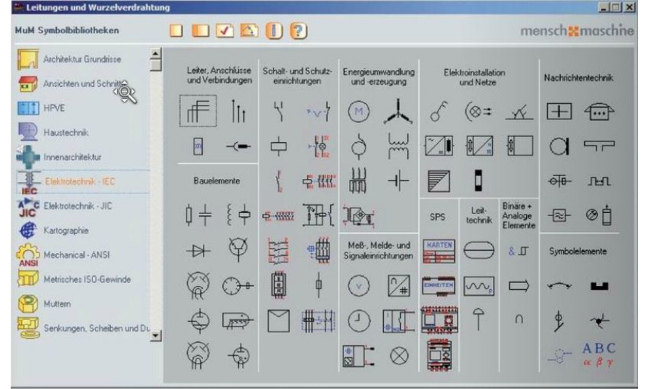 Elektrische bauteile englisch symbole