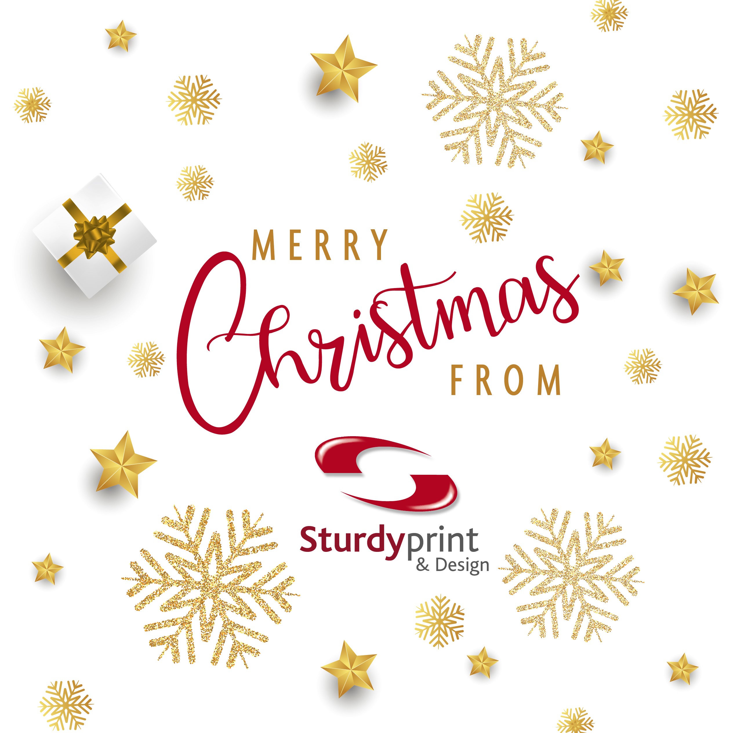 Merry Christmas from us all at Sturdy Print