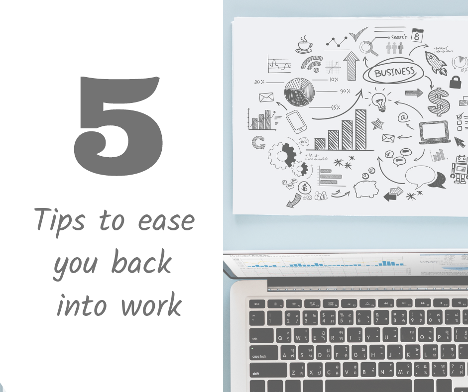 5 Tips to ease you back into work