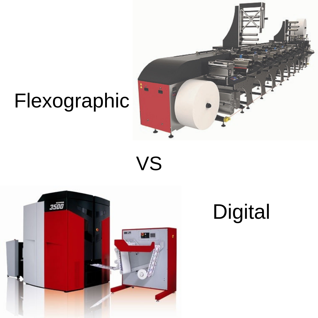 Flexographic vs Digital Printing - Which is best