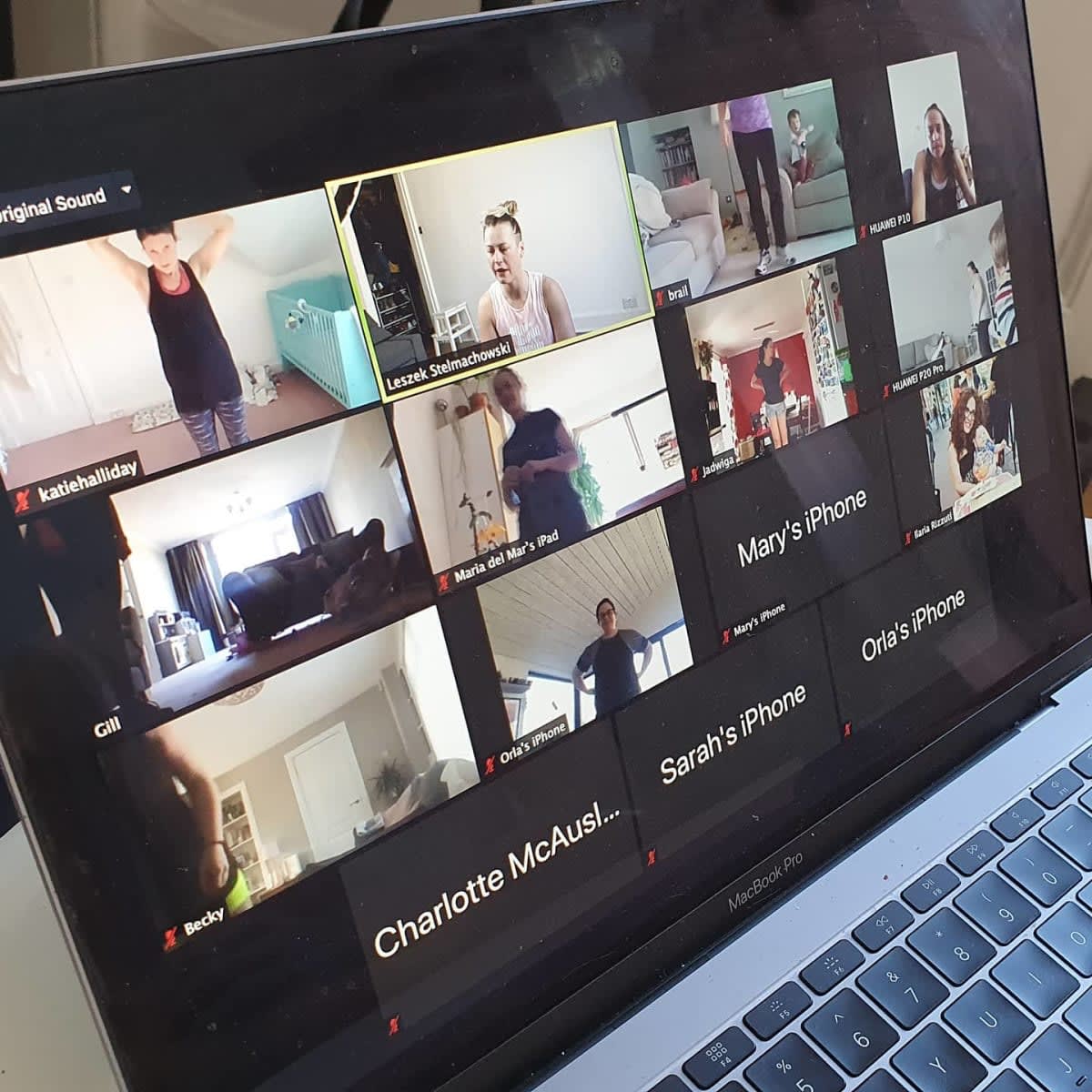 livestreaming fitness edinburgh