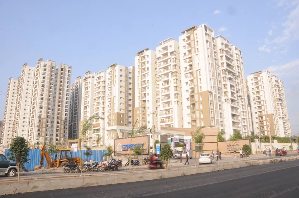 Cybercity Rainbow Vistas Rock Gardens at Hi Tech City in Hyderabad by