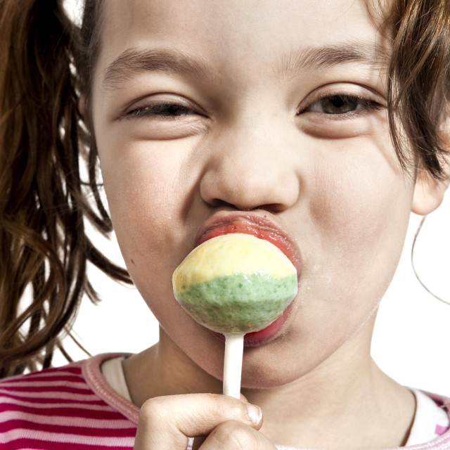 Teen Girl With Lollipop