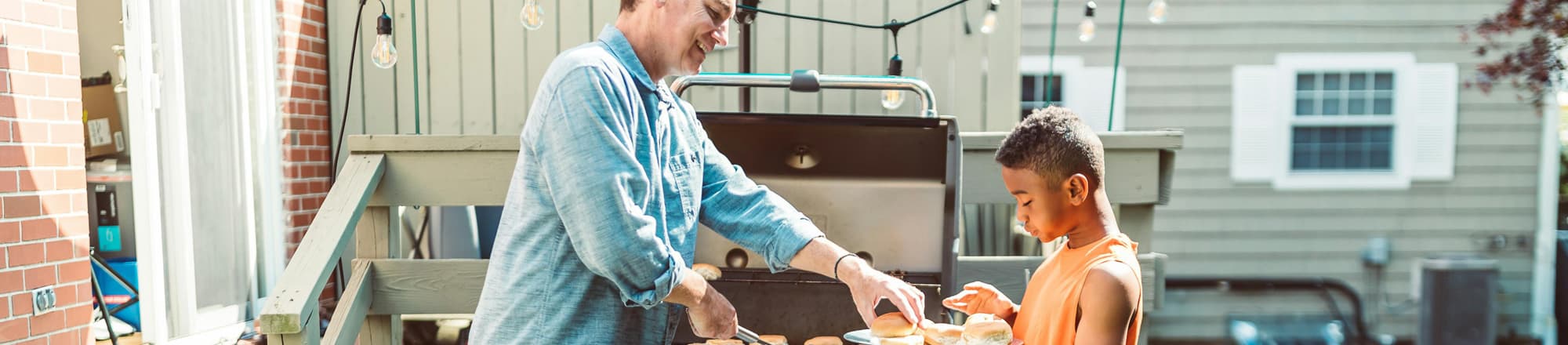 Everything for a barbecue on Father's Day