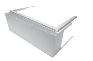 Duct cover K2 open side white