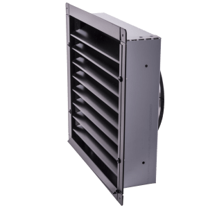 Wall louver V13 Ø200 black