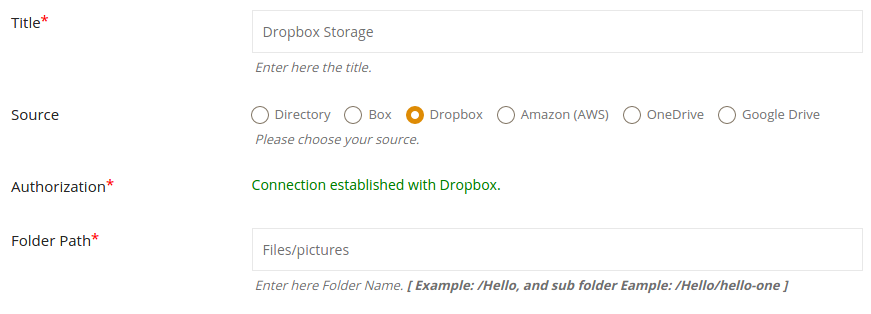 dropbox storage limit