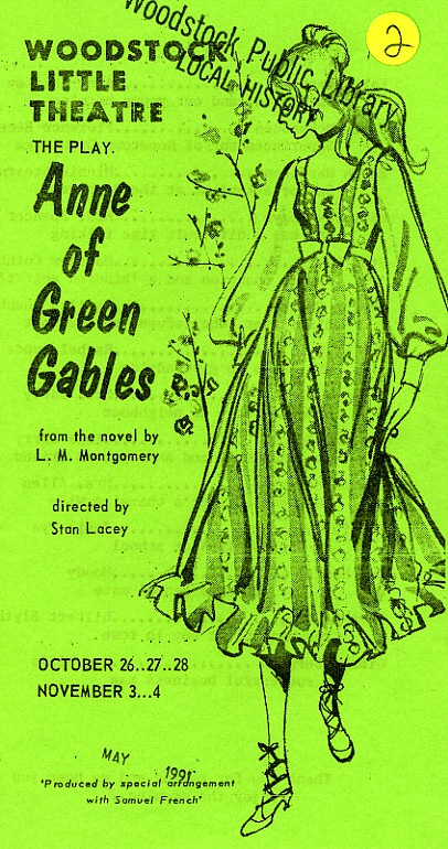 1972 Anne of Green Gables program