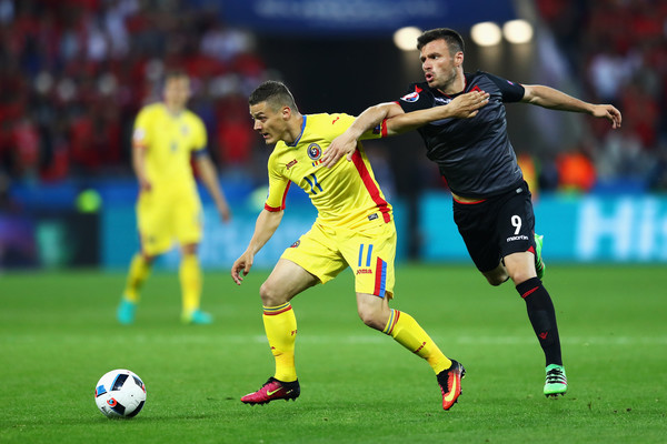 Memushaj in Romania vs Albania