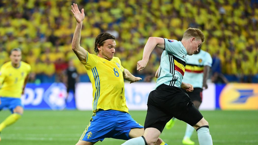 De Bruyne in Sweden vs Belgium