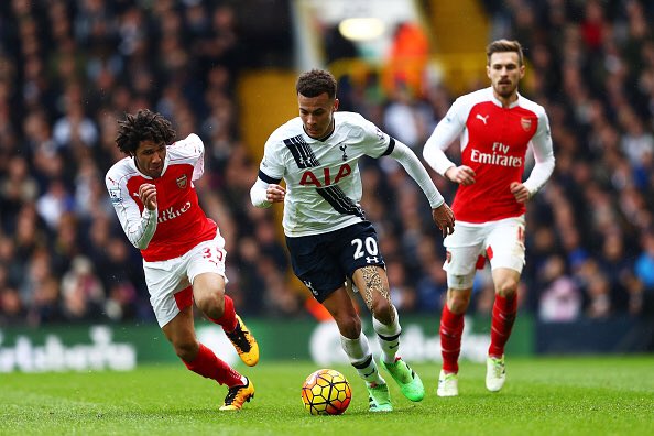 Dele Alli in Tottenham vs Arsenal