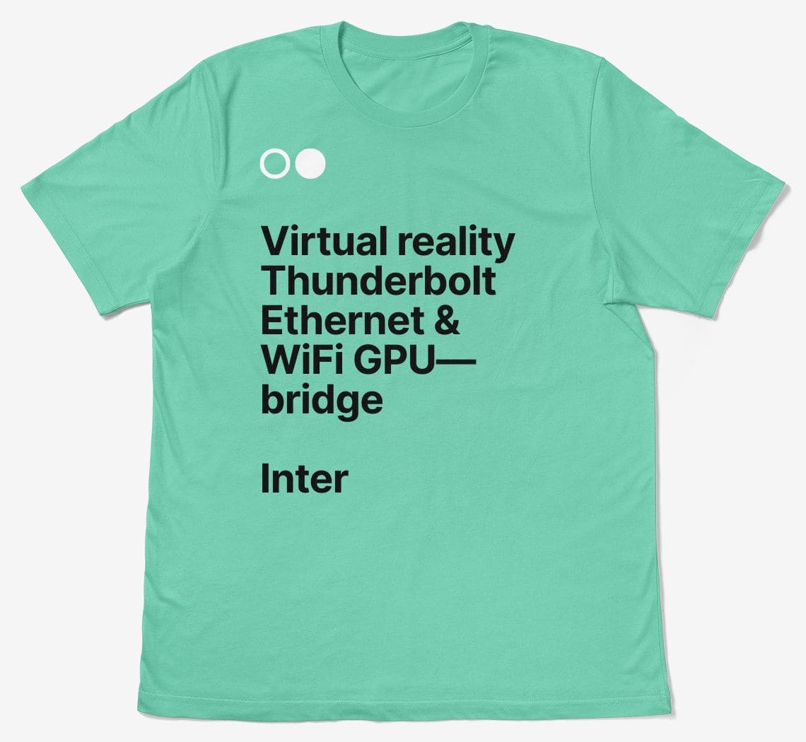 A preview of the virtual-reality-thunderbolt t-shirt design