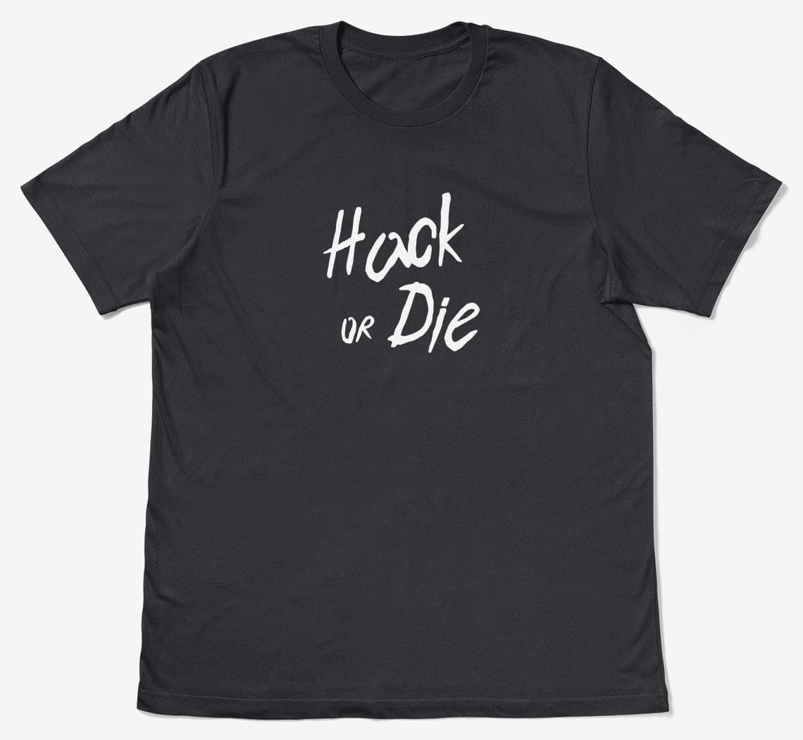 A preview of the hack- t-shirt design
