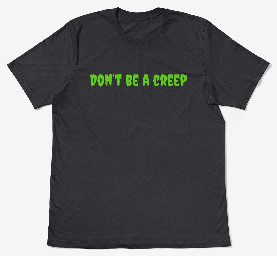A preview of the dont-be-a t-shirt design