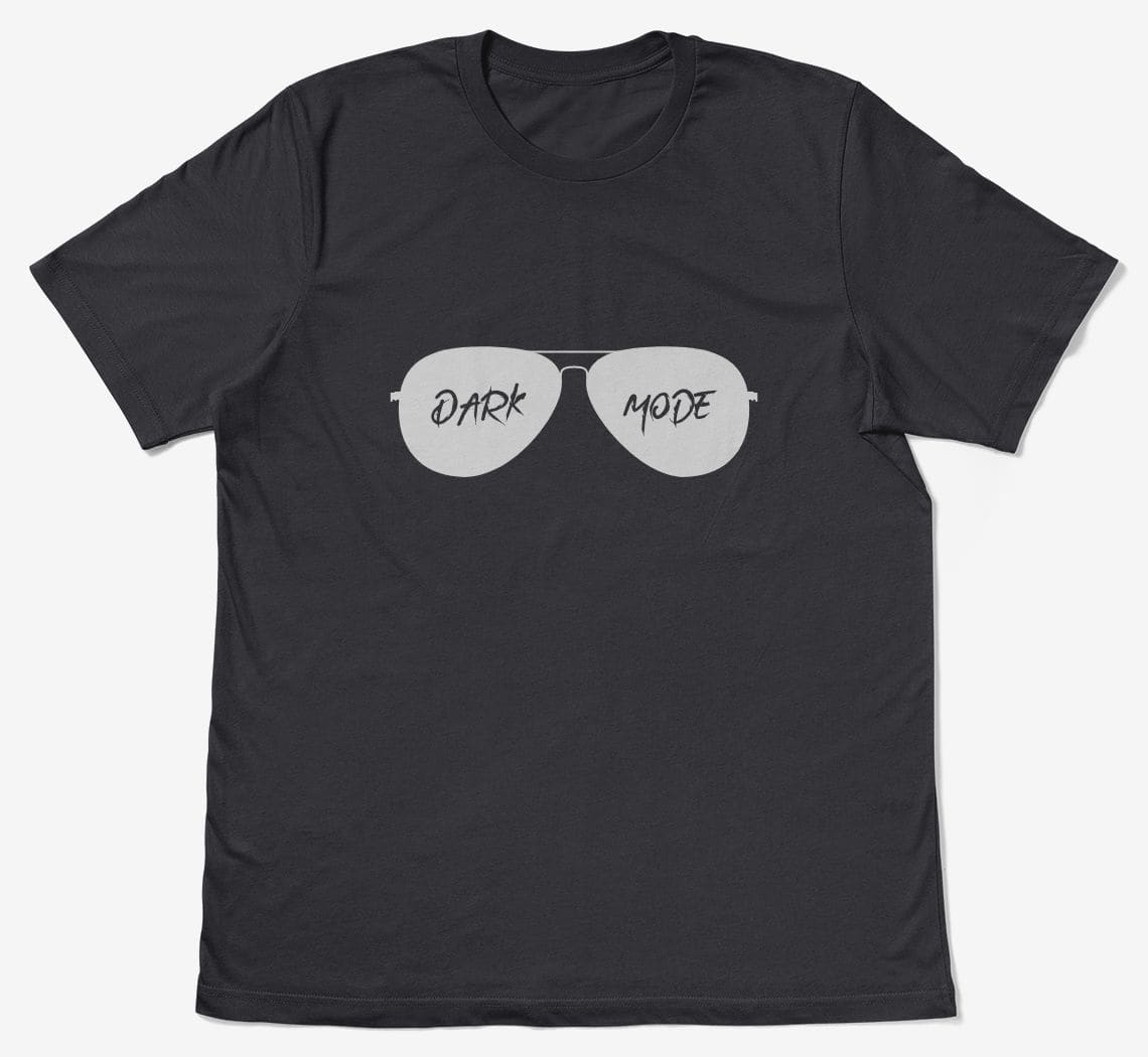 A t-shirt design using the Dark Heart font
