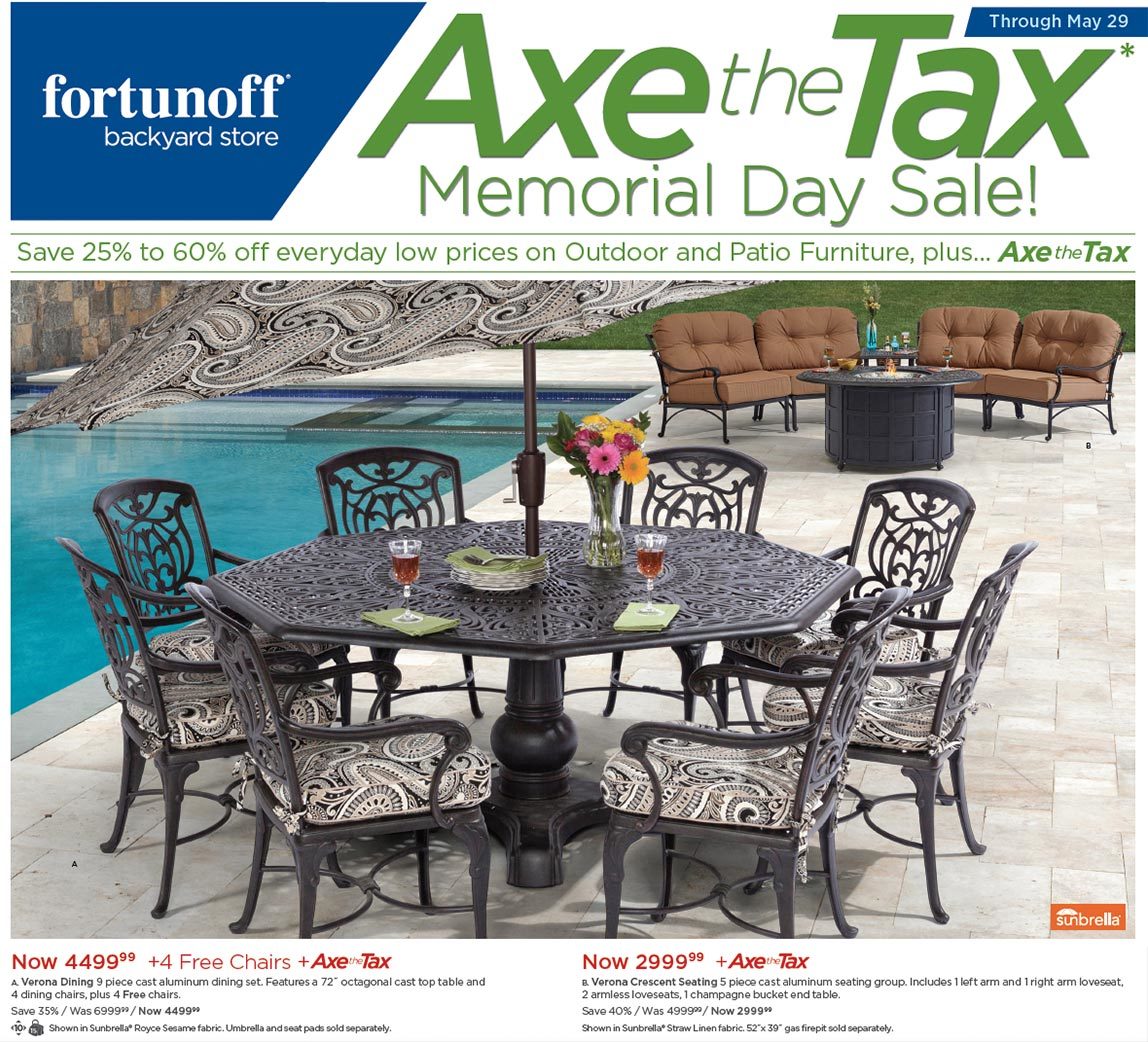 Axe The Tax Memorial Day Sale! Fortunoff - Axe The Tax Memorial Day Sale! Fortunoff