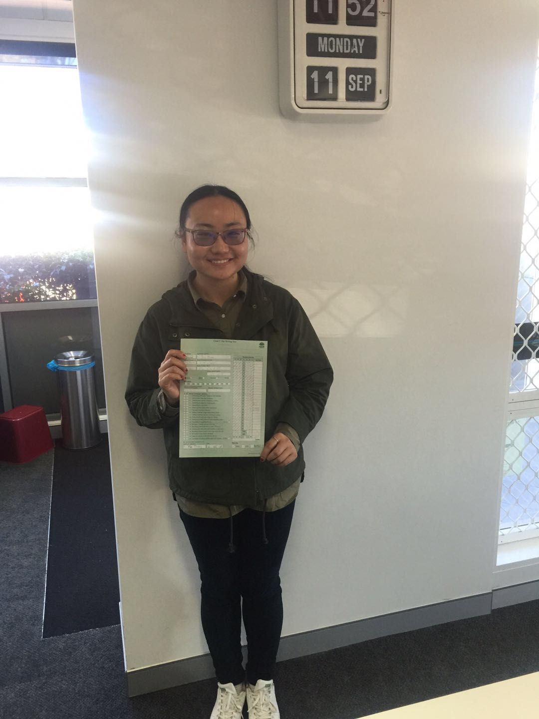 Learner Driver Passed His/Her Red P Driving Test After Coaching With From L 2 P Driving School