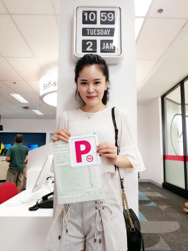 Learner Driver Passed His/Her Red P Driving Test After Coaching With From L 2 P Driving School