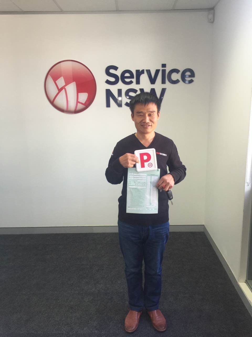Learner Driver Passed His/Her Red P Driving Test After Coaching With From L 2 P Driving School