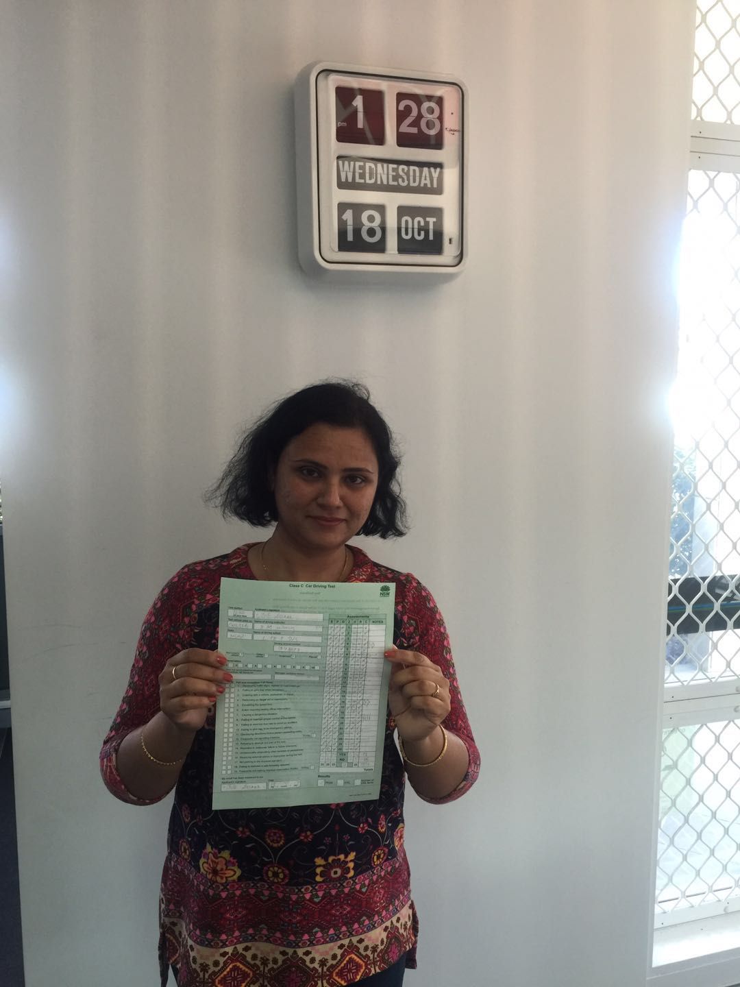 Learner Driver Passed His/Her Red P Driving Test After Coaching With From L 2 P Driving School