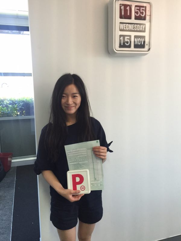 Learner Driver Passed His/Her Red P Driving Test After Coaching With From L 2 P Driving School