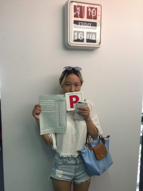 Learner Driver Passed His/Her Red P Driving Test After Coaching With From L 2 P Driving School