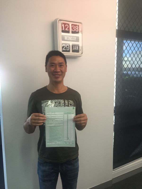 Learner Driver Passed His/Her Red P Driving Test After Coaching With From L 2 P Driving School