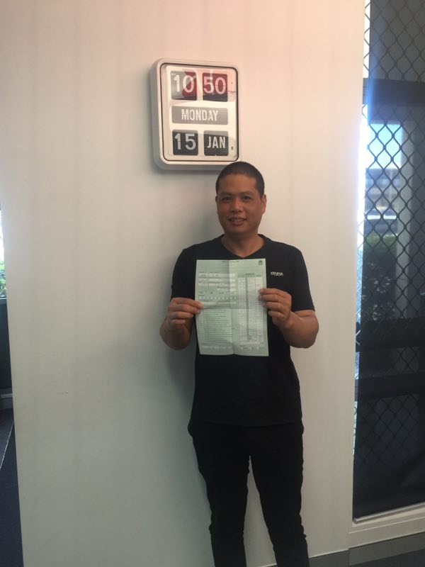 Learner Driver Passed His/Her Red P Driving Test After Coaching With From L 2 P Driving School