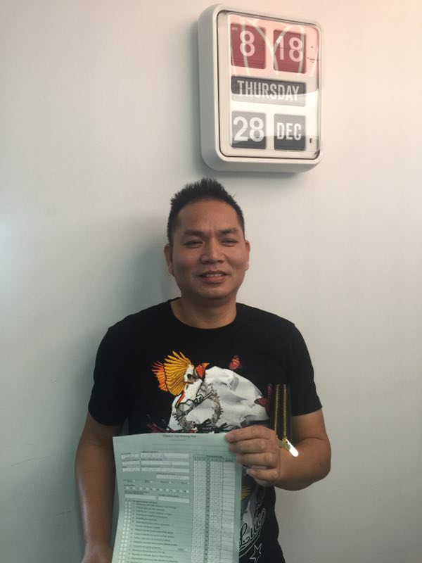 Learner Driver Passed His/Her Red P Driving Test After Coaching With From L 2 P Driving School