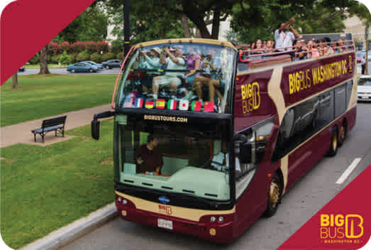 Big Bus Tours Washington discount tickets