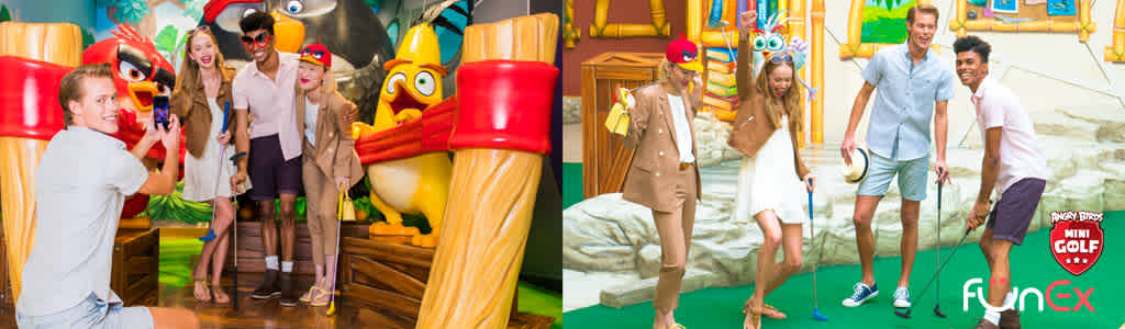 Angry Birds Mini Golf American Dream discounted tickets