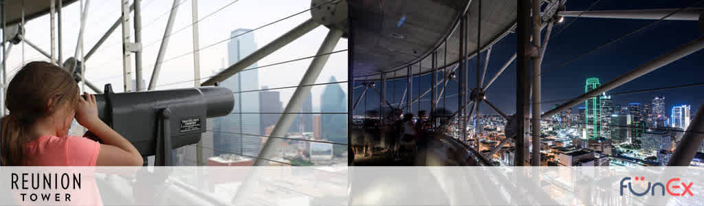 Dallas CityPASS Reunion Tower GeO-Deck funex discount tickets