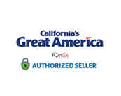 Image Description: This image features a logo with the text "California's Great America" prominently displayed in varying shades of blue. Above the main text, the word "California's" is written in a smaller font, and just below, "Great America" is in a larger, bold font. Beneath the park's name, there is a badge with a green checkmark followed by the text "AUTHORIZED SELLER." The logo conveys that the entity displaying it is an approved ticket vendor for the amusement park.

At FunEx.com, we're thrilled to provide our customers with exclusive discounts and the lowest prices on tickets to California's Great America, ensuring a delightful experience with great savings!