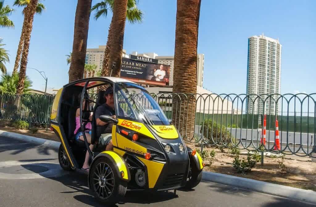 Where Las Vegas Started : 1 HR Downtown Las Vegas Tour in a Talking GoCar