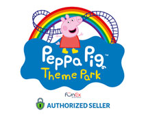 FunEx is an authorized seller of Peppa Pig Theme Park tickets