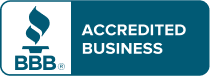 Logo of the BBB with "Accredited Business" text.