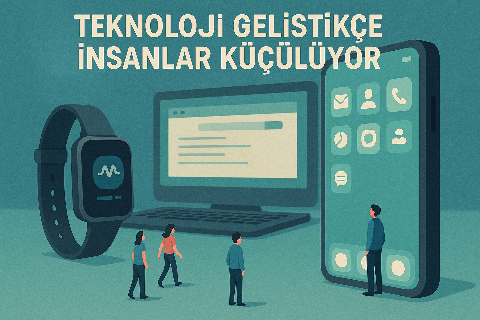TEKNOLOJİ GELİŞTİKÇE İNSANLAR KÜÇÜLÜYOR