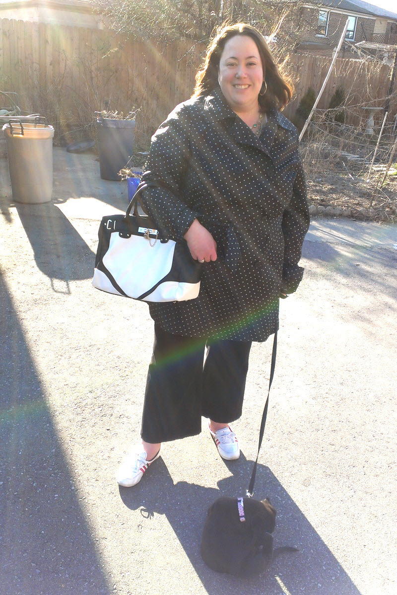 Addition Elle: Polka Dot Trench Addition Elle: Polka Dot Trench
