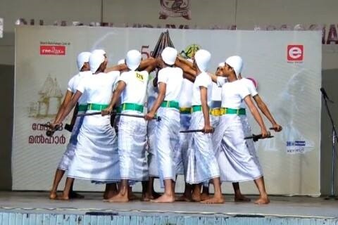 Kerala performing arts kolkali