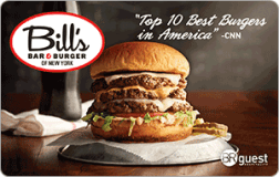 Bill's Bar and Burger Gift Card