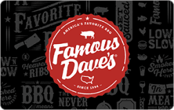 Famous Dave's Gift Card