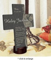 Personalized Paisley Praise Cross