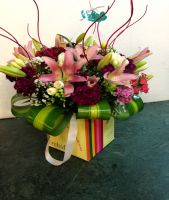 Box Of fresh flowers
