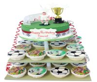 FOOTBALL CAKE TOWER